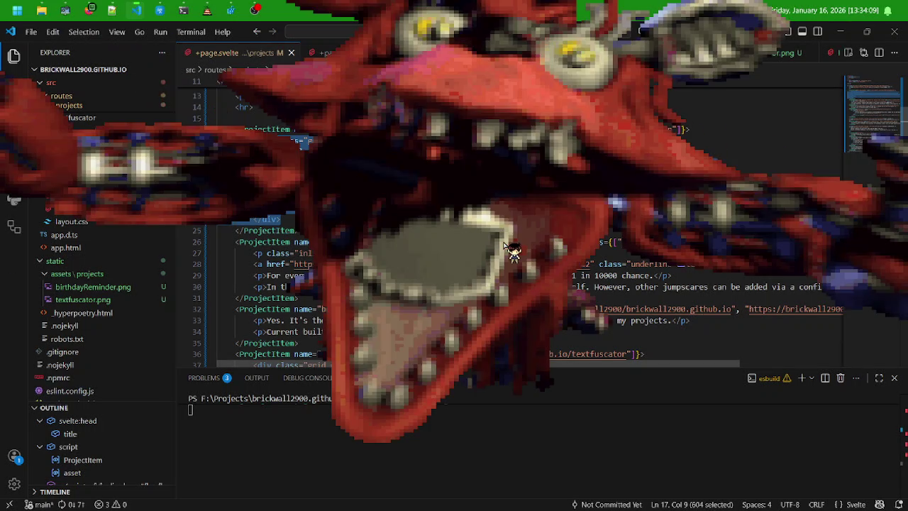 Birthday Reminder's window.